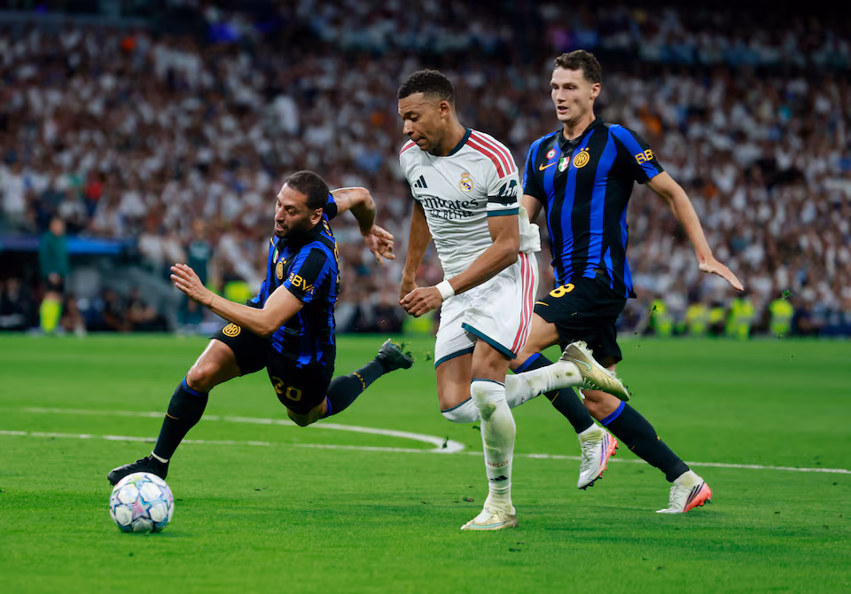 Real Madrid castiga erros da Inter; Betis vira sobre Lille na Champions