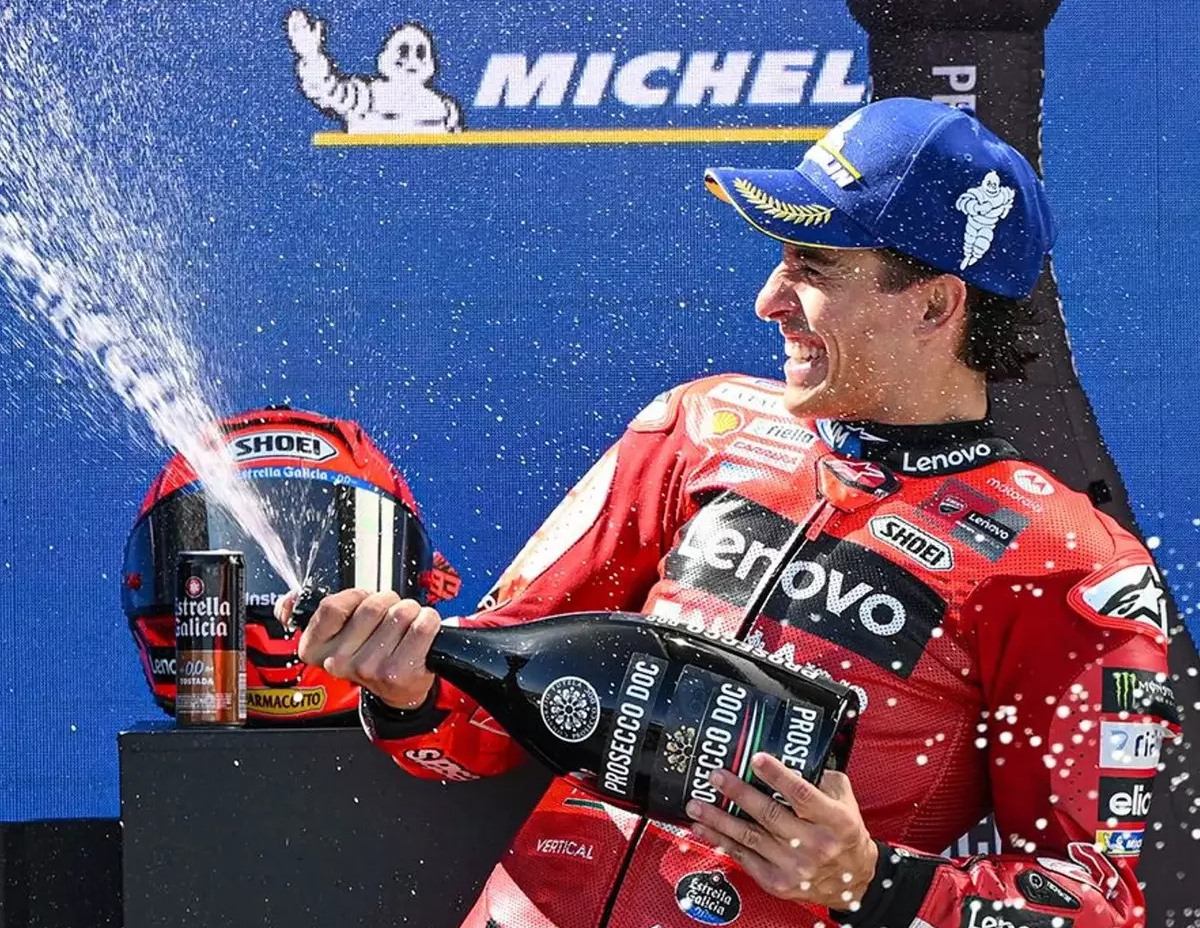 Márquez vence na Alemanha e reacende luta pelo título mundial de MotoGP