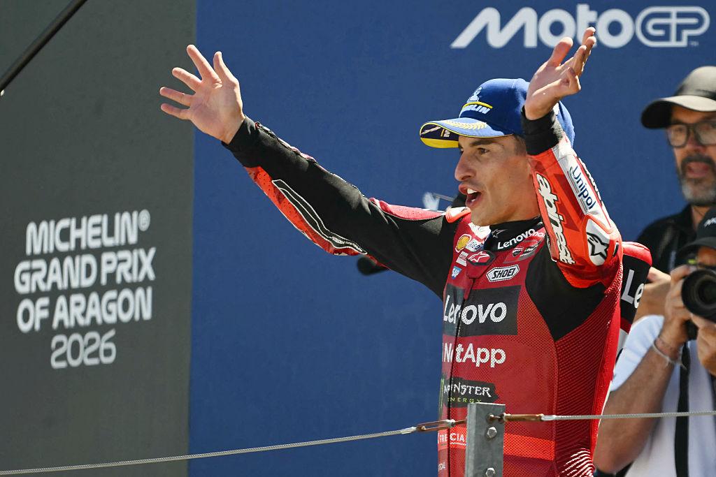 Marc Márquez reina em Aragón e relança luta pelo título do MotoGP
